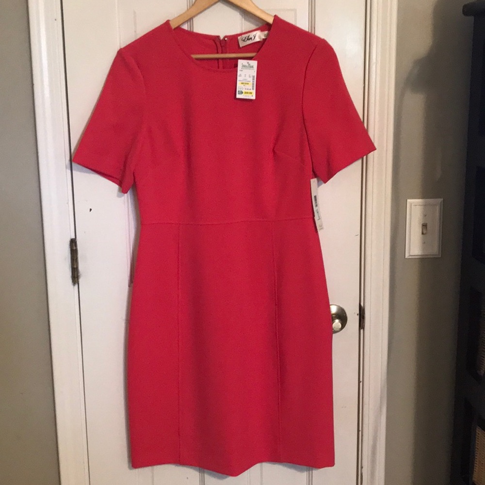 Pink short sleeve dress size 8